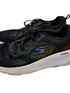 Skechers Women's Sz 9 Go Run Elevate-Levana sneakers Black Rainbow